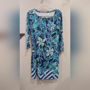 Floral Print Long Sleeve Dress